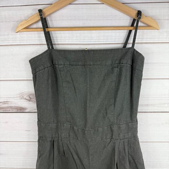 Susina Womens Wide Leg Linen Blend Jumpsuit Size XS - Picture 3 of 8